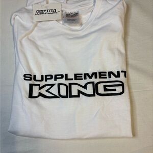 NWT Supplement King White Short Sleeve Tee